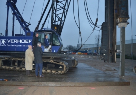 1st pile new construction recycling complex Vliko driven